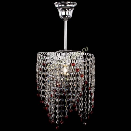 Люстра Вектор №5 красная в Магнитогорске Гусь Хрустальный
