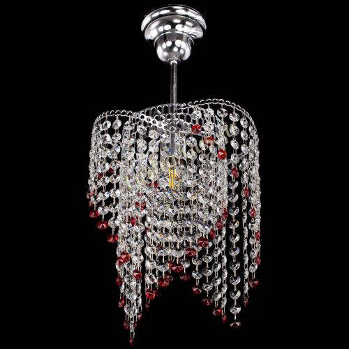 Люстра Вектор №5 красная в Магнитогорске Гусь Хрустальный