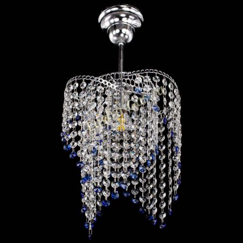 Люстра Вектор №5 синяя в Магнитогорске Гусь Хрустальный