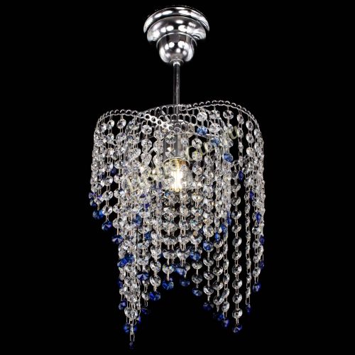 Люстра Вектор №5 синяя в Магнитогорске Гусь Хрустальный