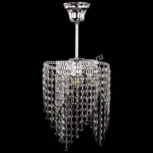 Люстра Вектор №5 зеленая в Магнитогорске Гусь Хрустальный