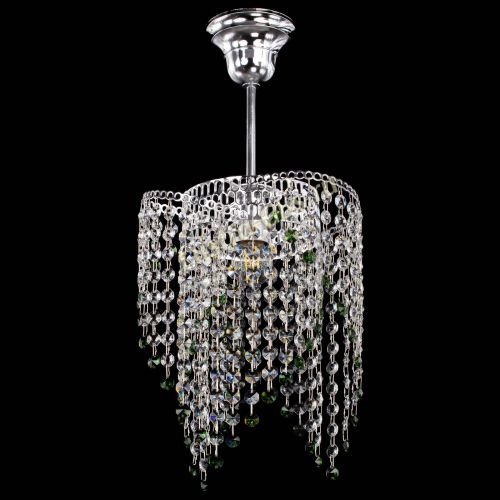 Люстра Вектор №5 зеленая в Магнитогорске Гусь Хрустальный