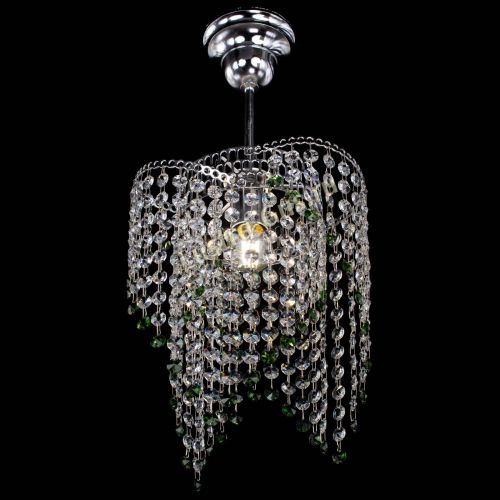 Люстра Вектор №5 зеленая в Магнитогорске Гусь Хрустальный