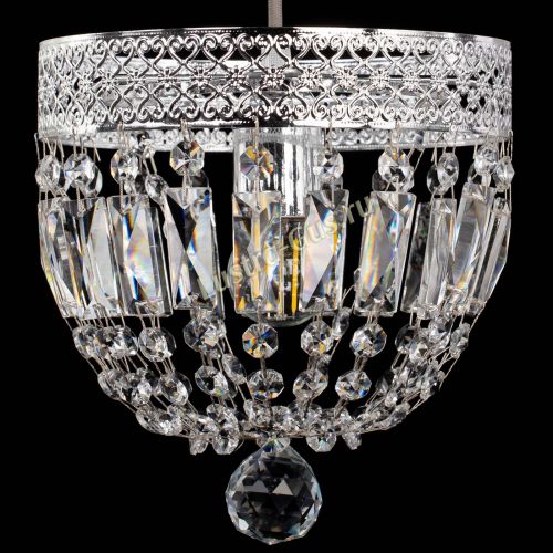 Люстра Венеция №1 купол на тросе в Магнитогорске Гусь Хрустальный