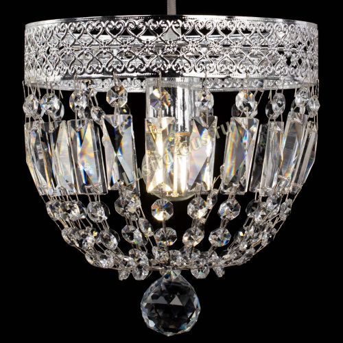 Люстра Венеция №1 купол на тросе в Магнитогорске Гусь Хрустальный