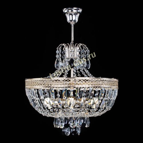 Люстра Венеция Астра №5 черная в Магнитогорске Гусь Хрустальный