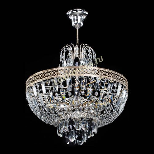 Люстра Венеция Астра №5 черная в Магнитогорске Гусь Хрустальный