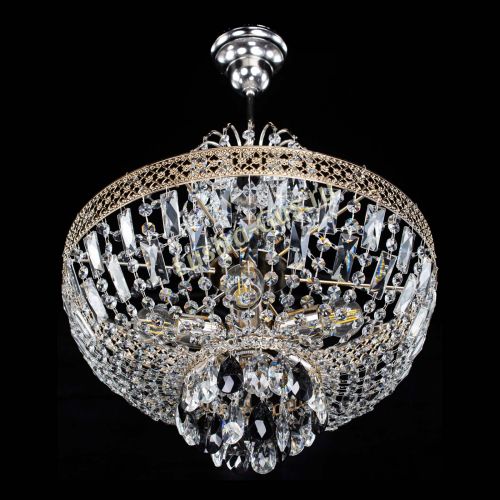 Люстра Венеция Астра №5 черная в Магнитогорске Гусь Хрустальный