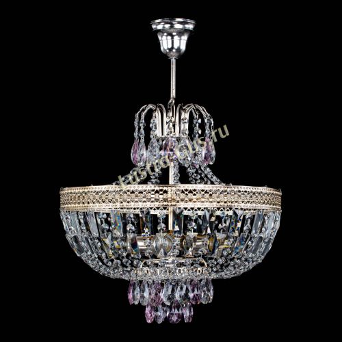 Люстра Венеция Астра №5 розовая в Магнитогорске Гусь Хрустальный