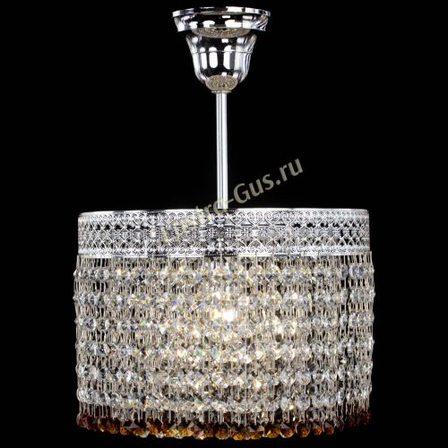 Люстра Венеция Капель №1 с подвесом Чайная в Магнитогорске Гусь Хрустальный