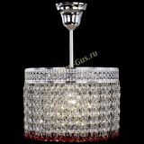 Люстра Венеция Капель №1 с подвесом Красная в Магнитогорске Люстра Венеция Капель №1 с подвесом Красная в Магнитогорске