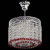 Люстра Венеция Капель №1 с подвесом Красная в Магнитогорске Люстра Венеция Капель №1 с подвесом Красная в Магнитогорске