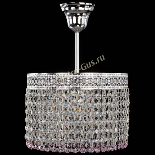 Люстра Венеция Капель №1 с подвесом Розовая в Магнитогорске Люстра Венеция Капель №1 с подвесом Розовая в Магнитогорске