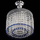 Люстра Венеция Капель №1 с подвесом Синяя в Магнитогорске