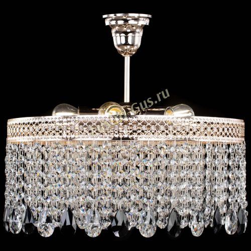 Люстра Венеция Капель журавлик черная в Магнитогорске Гусь Хрустальный