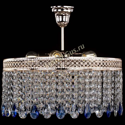 Люстра Венеция Капель журавлик синяя в Магнитогорске Гусь Хрустальный