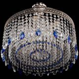 Люстра Венеция Капель журавлик синяя в Магнитогорске