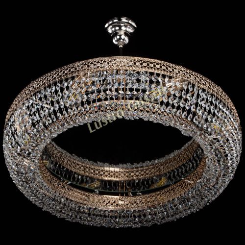 Люстра Венеция Кольцо с подвесом в Магнитогорске Гусь Хрустальный