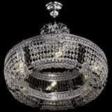 Люстра Венеция Кольцо с подвесом Черная в Магнитогорске