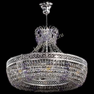  Люстра Венеция Кольцо с подвесом Фиолетовая