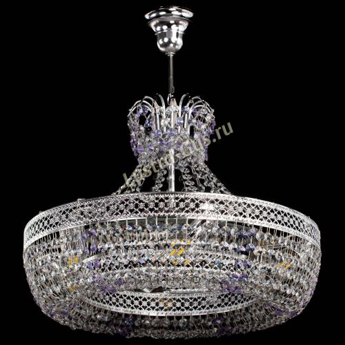 Люстра Венеция Кольцо с подвесом Фиолетовая в Магнитогорске Люстра Венеция Кольцо с подвесом Фиолетовая в Магнитогорске