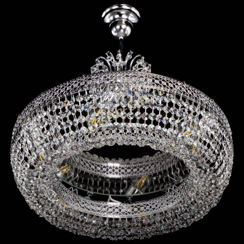 Люстра Венеция Кольцо с подвесом в Магнитогорске Гусь Хрустальный