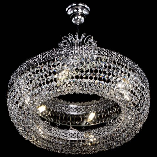 Люстра Венеция Кольцо с подвесом в Магнитогорске Гусь Хрустальный