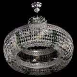 Люстра Венеция Кольцо с подвесом Зеленая в Магнитогорске