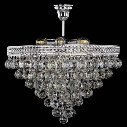 Люстра Венеция Пирамида шар 40 в Магнитогорске Гусь Хрустальный