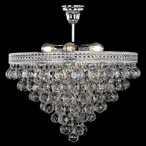 Люстра Венеция Пирамида шар 40 в Магнитогорске Гусь Хрустальный