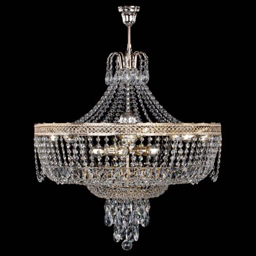 Люстра Венеция Водопад Каскад №13 с подвесом в Магнитогорске Гусь Хрустальный