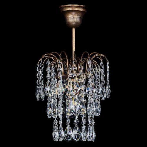 Люстра Весна журавлик под бронзу в Магнитогорске Гусь Хрустальный