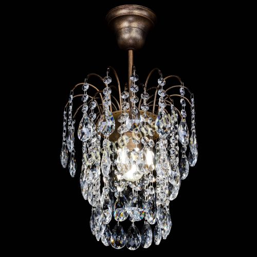 Люстра Весна журавлик под бронзу в Магнитогорске Гусь Хрустальный