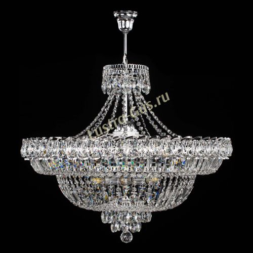 Люстра Водопад с подвесом  в Магнитогорске Гусь Хрустальный