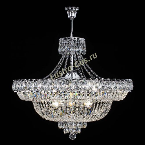 Люстра Водопад с подвесом  в Магнитогорске Гусь Хрустальный