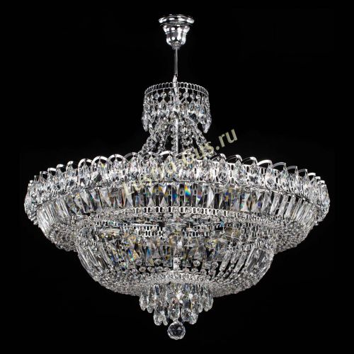 Люстра Водопад с подвесом  в Магнитогорске Гусь Хрустальный