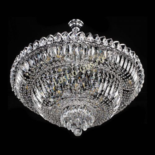 Люстра Водопад с подвесом  в Магнитогорске Гусь Хрустальный