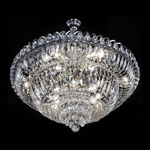 Люстра Водопад с подвесом  в Магнитогорске Гусь Хрустальный