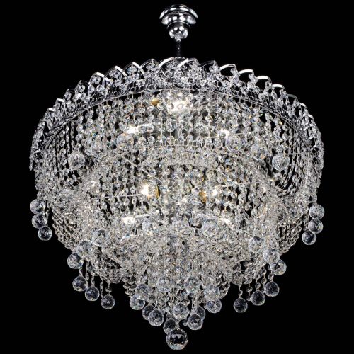 Люстра Водопад Софья №8 с подвесом  в Магнитогорске Гусь Хрустальный