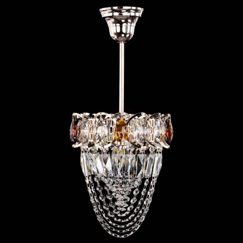 Люстра Водоворот №1 мини с подвесом чайная в Магнитогорске Гусь Хрустальный