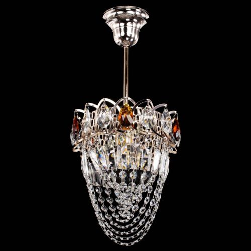 Люстра Водоворот №1 мини с подвесом чайная в Магнитогорске Гусь Хрустальный