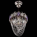 Люстра Водоворот №1 мини с подвесом фиолетовая в Магнитогорске Люстра Водоворот №1 мини с подвесом фиолетовая в Магнитогорске