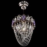 Люстра Водоворот №1 мини с подвесом фиолетовая в Магнитогорске Люстра Водоворот №1 мини с подвесом фиолетовая в Магнитогорске