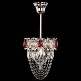 Люстра Водоворот №1 мини с подвесом красная в Магнитогорске