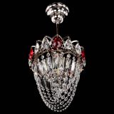 Люстра Водоворот №1 мини с подвесом красная в Магнитогорске