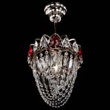 Люстра Водоворот №1 мини с подвесом красная в Магнитогорске