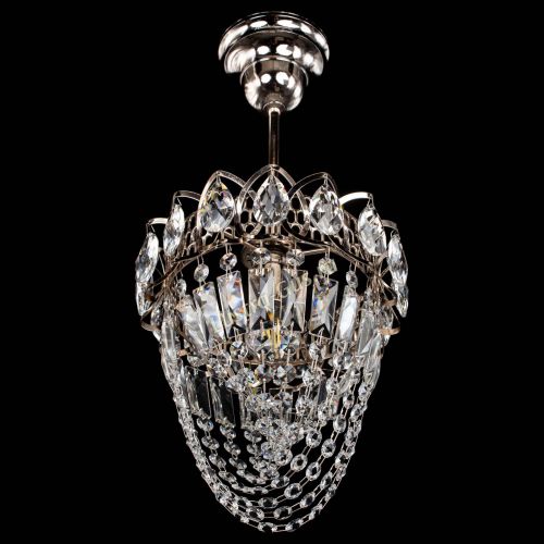 Люстра Водоворот №1 мини с подвесом в Магнитогорске Гусь Хрустальный