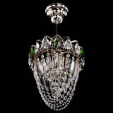 Люстра Водоворот №1 мини с подвесом зеленая в Магнитогорске