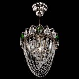 Люстра Водоворот №1 мини с подвесом зеленая в Магнитогорске