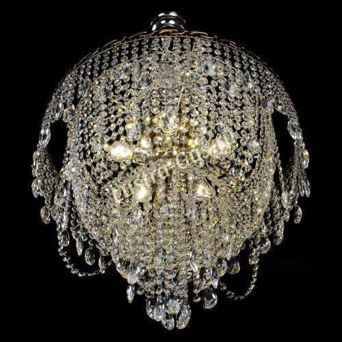 Люстра Султан, диаметр - 560 мм, цвет - золото Гусь Хрустальный